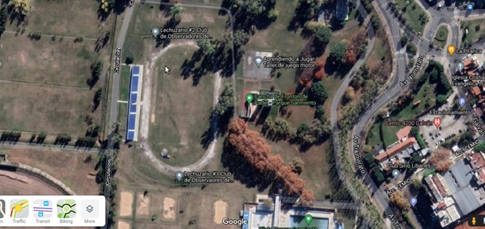 mapa lechuzario parque sarmiento