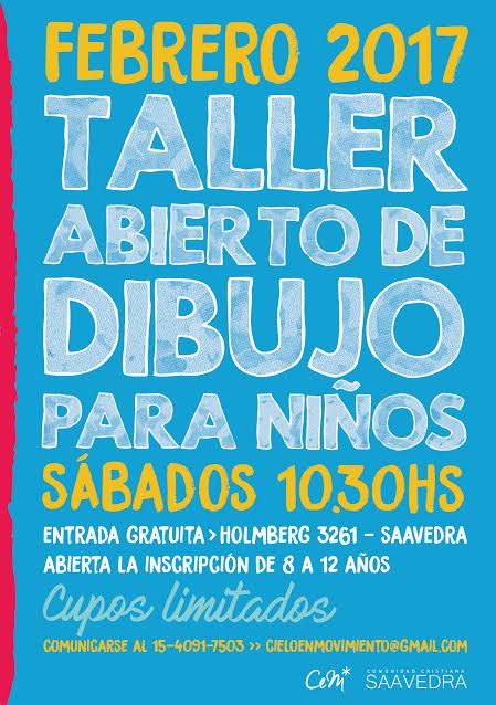 taller de dibujo en saavedra