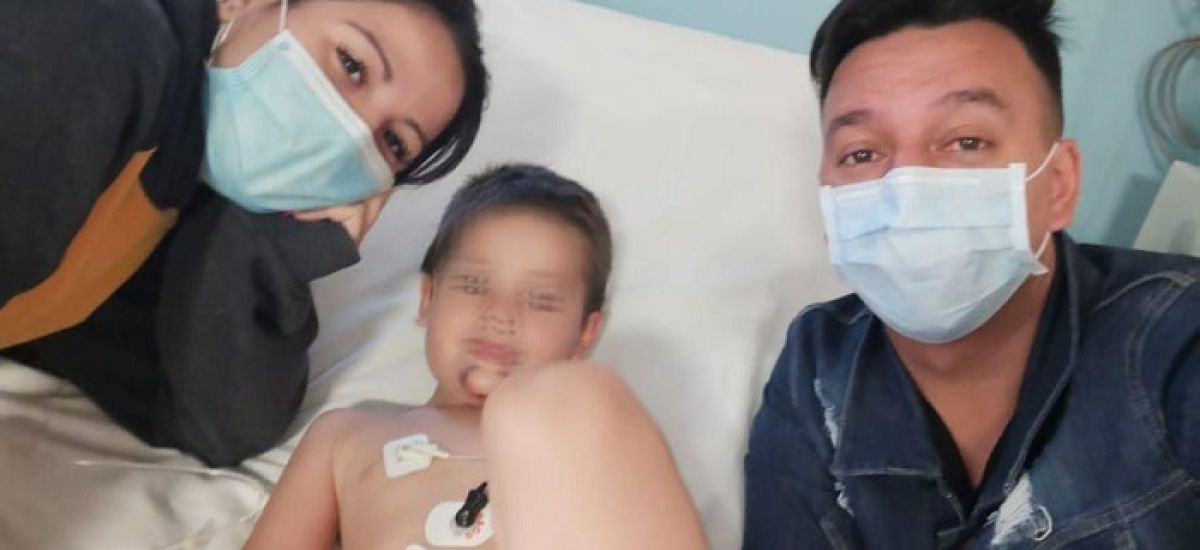 niño accidentado saavedra