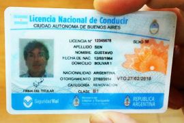 licencia de conducir