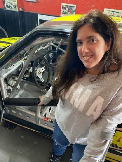 belen piloto con discapacidad