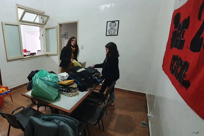 perchero solidario saavedra