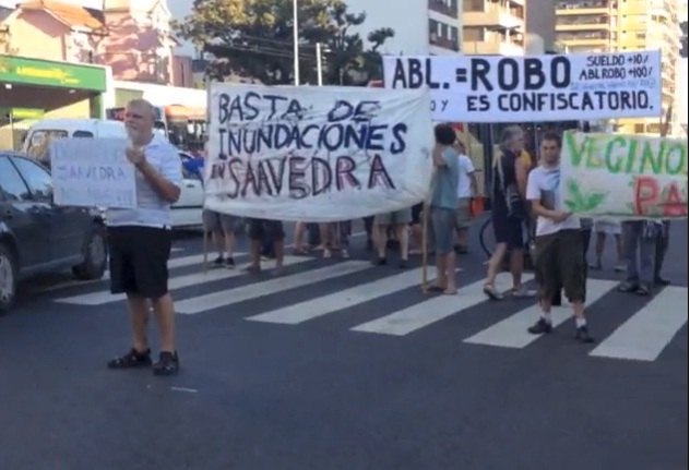 protesta inundaciones