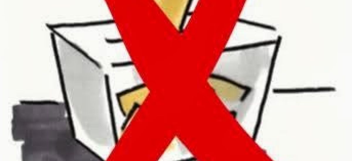 no votar