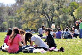 dia de la primavera parque saavedra