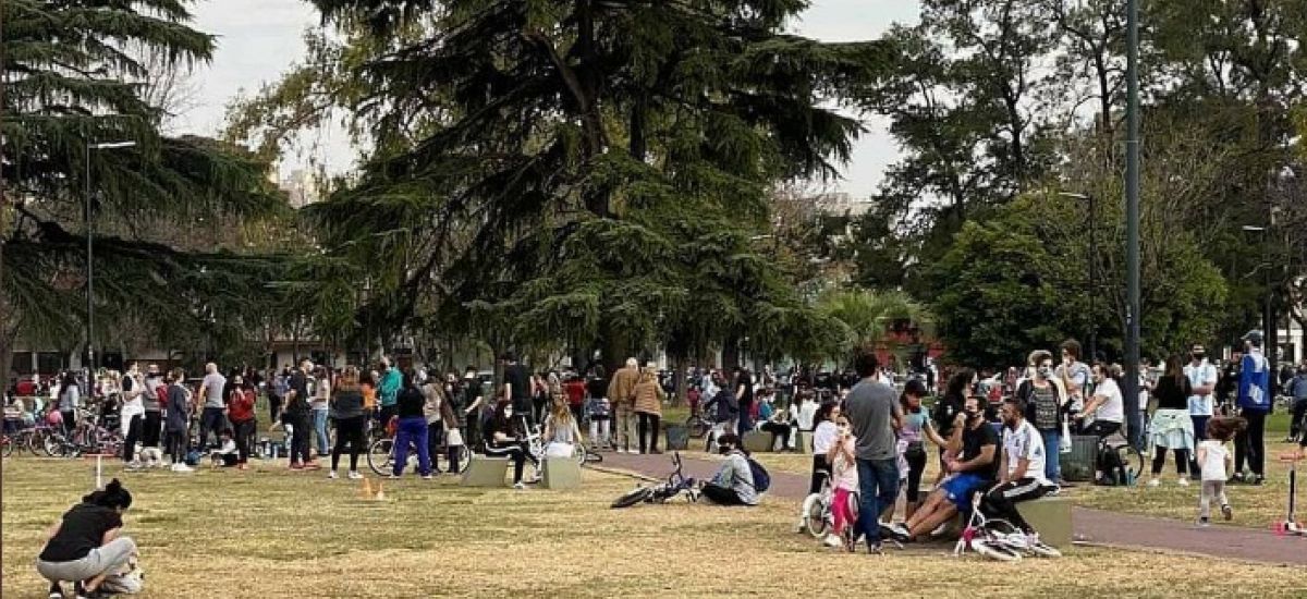 parque saavedra sin distancia