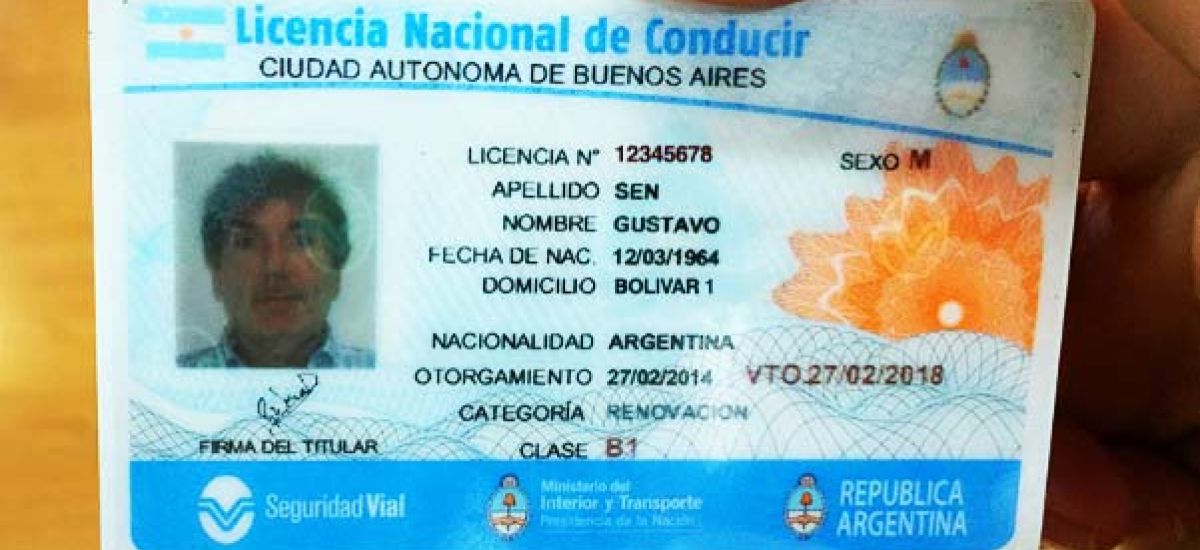 licencia de conducir