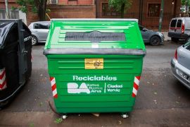 contenedor verde